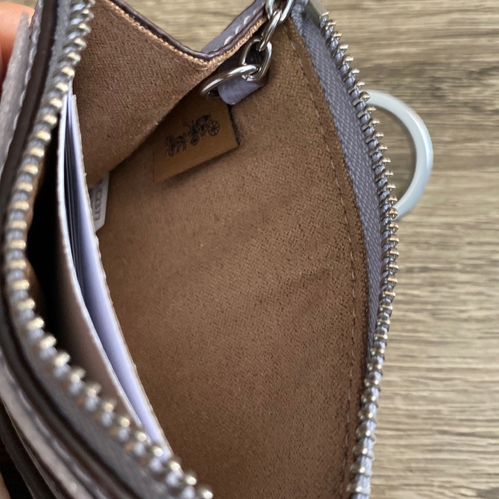 Coach Skinny ID Case Mist Grey NWTs - Picture 3 of 6